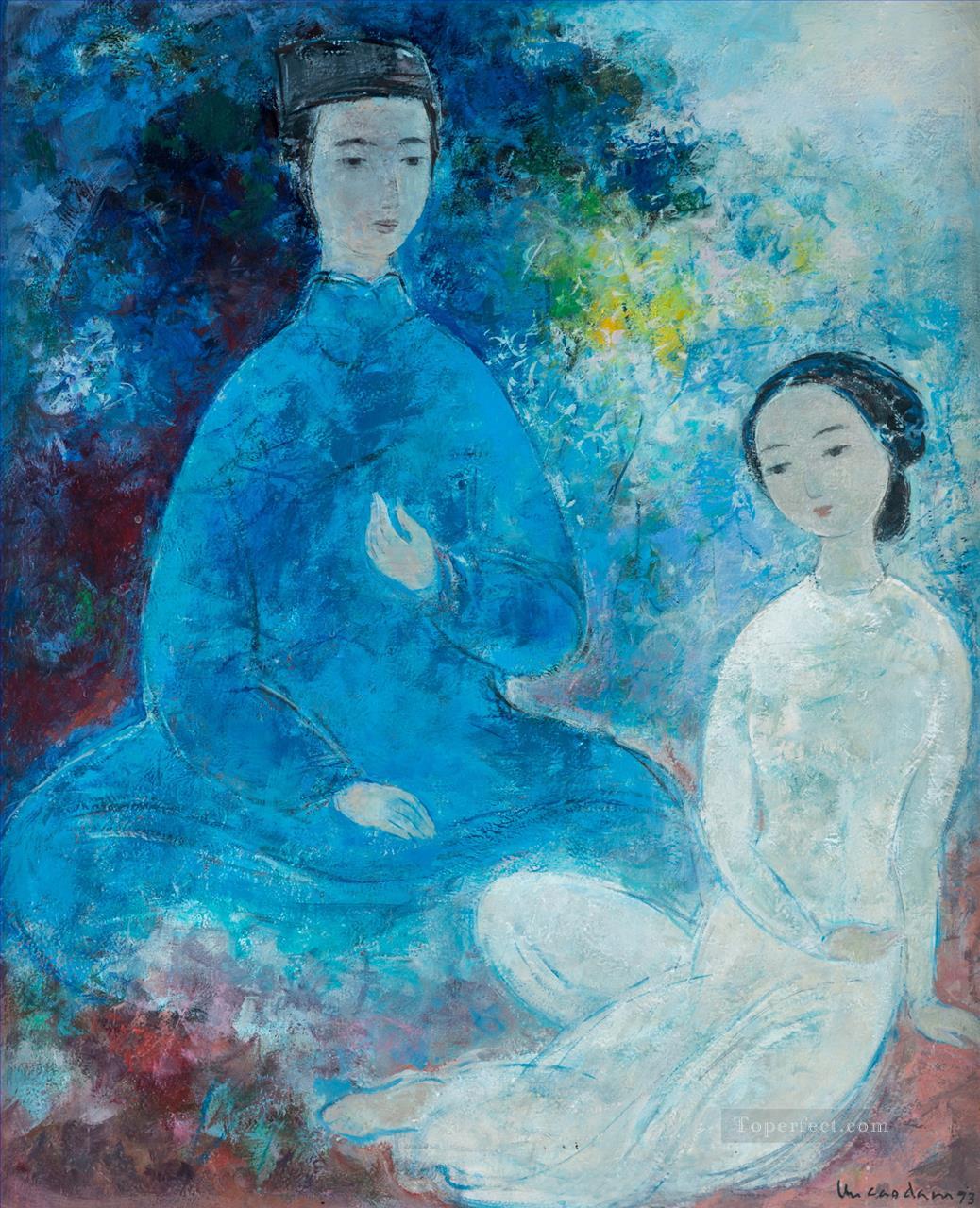 VCD Couple Asian Oil Paintings